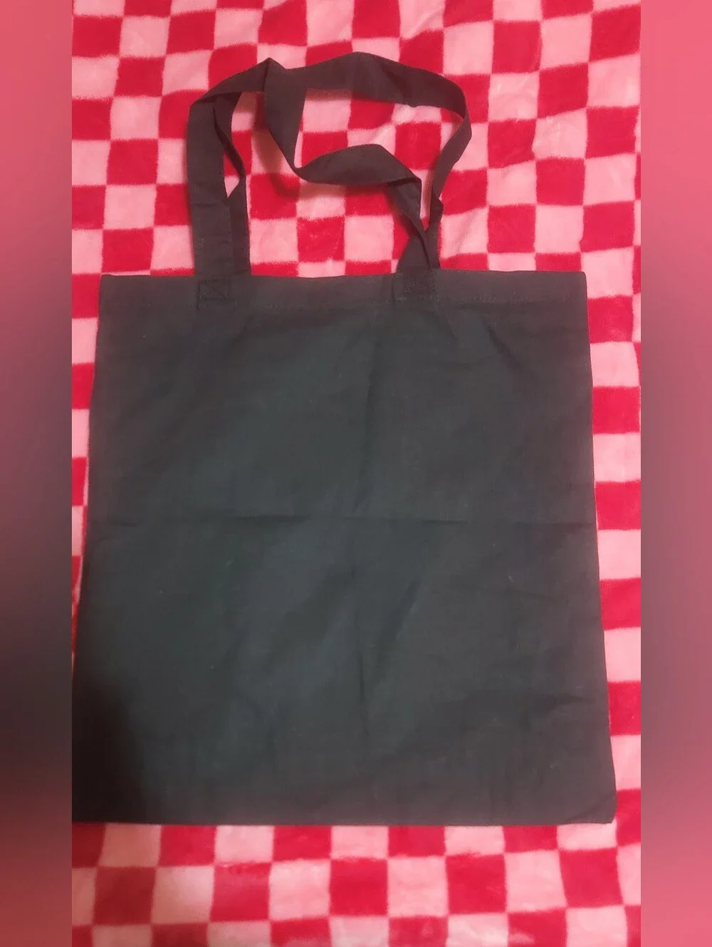 adidas Black Tote with White Trefoil Logo